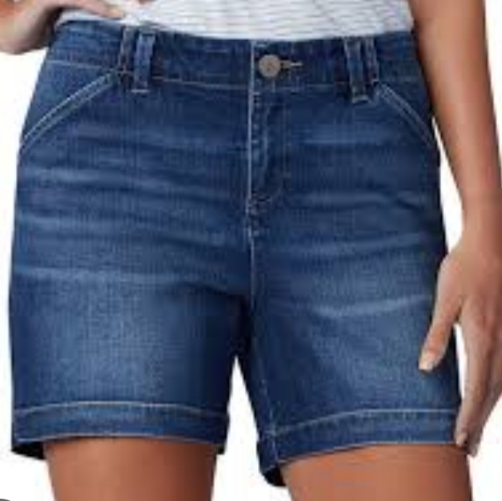 LEE Denim Chino Shorts Sz 16